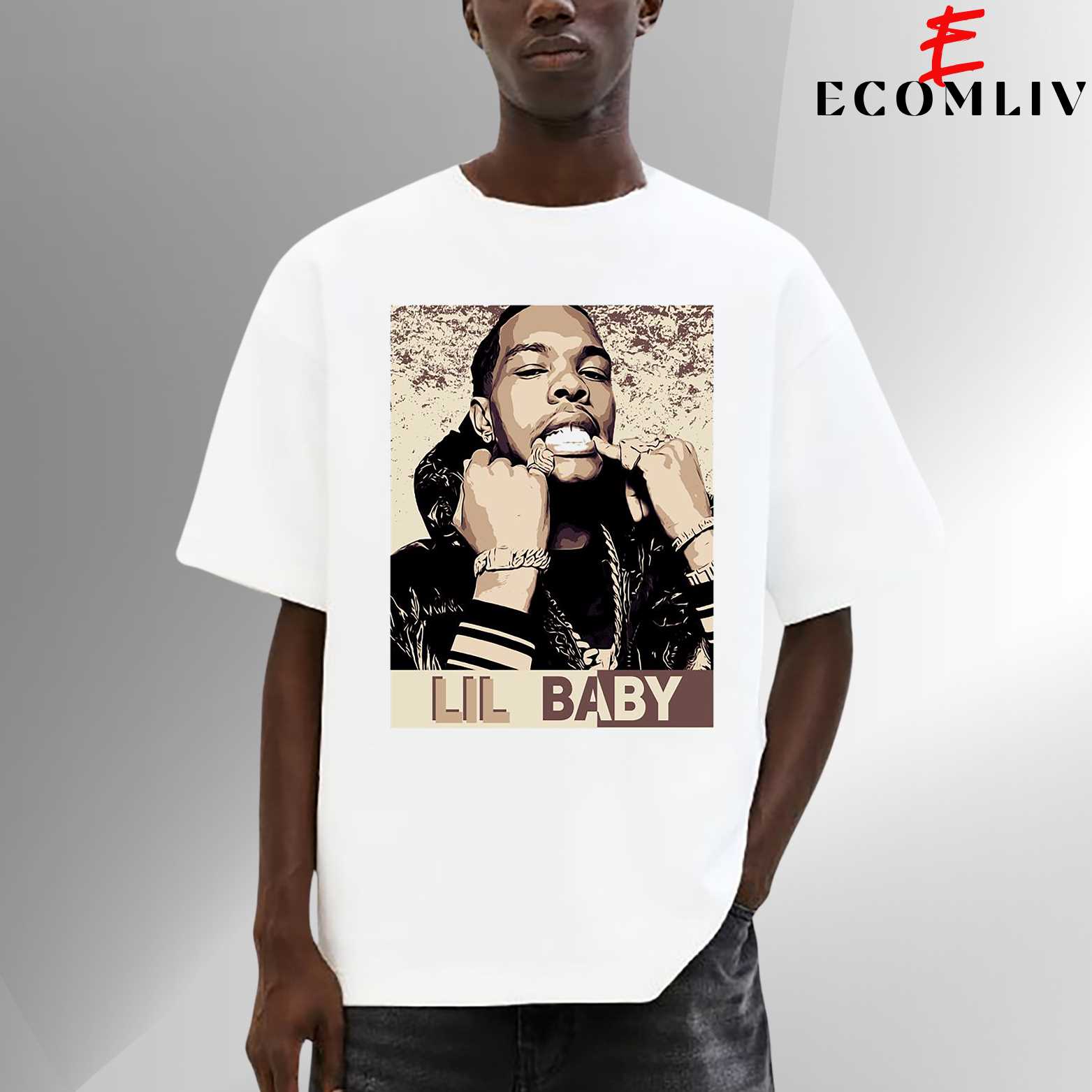 Lil Baby Retro Vibes T-Shirt, Old School Rap T-Shirt